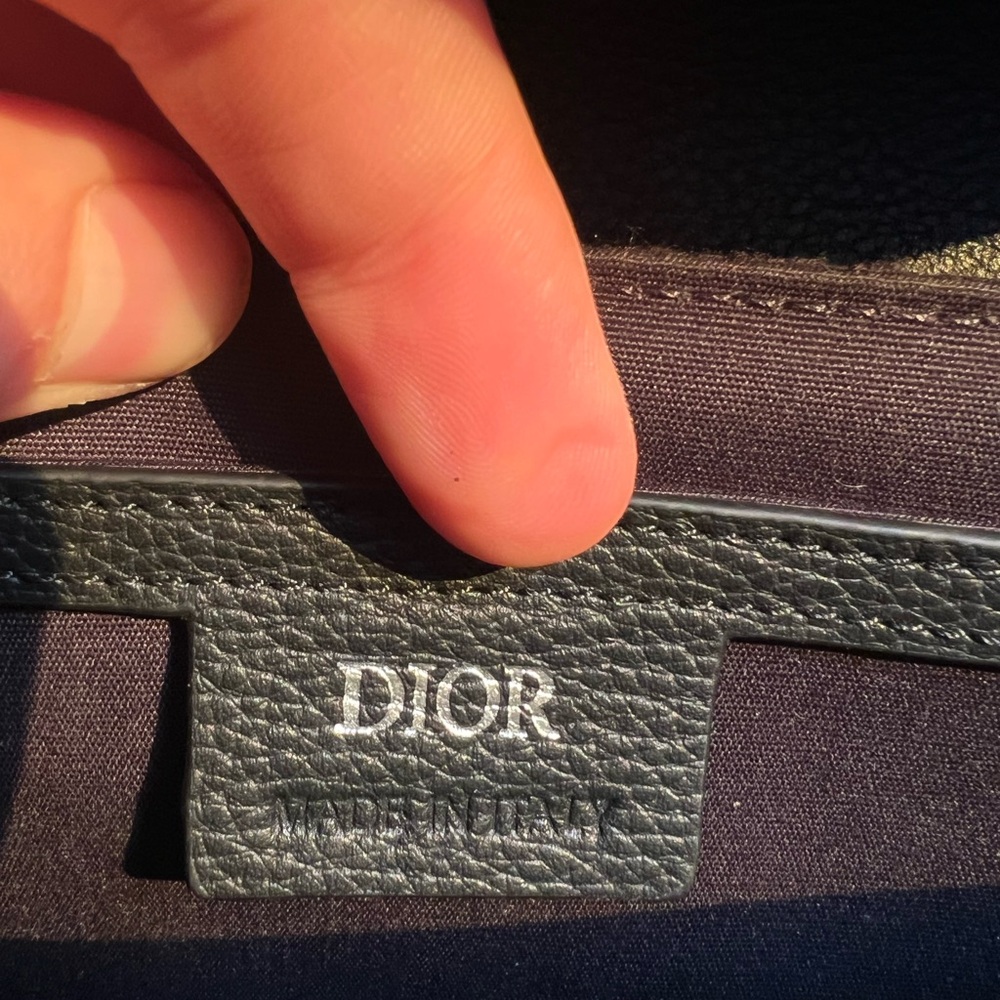 Dior Saddle Oblique Messenger Bag Shoulder leather and canvas monogram - Picture 8 of 10